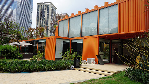 集装箱房屋搭建房产售楼中心